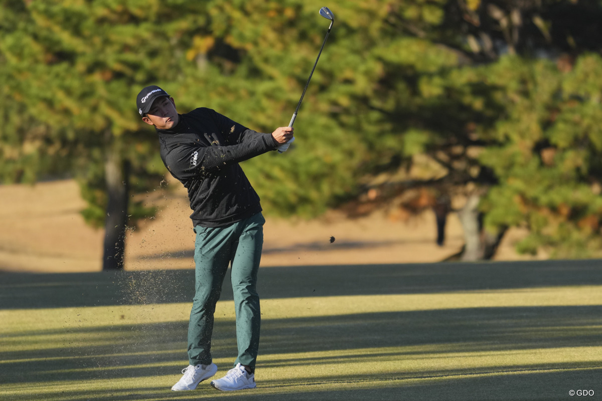 来年はアメリカからの吉報を待ってます。 2025年 ゴルフ日本シリーズJTカップ 最終日 中島啓太