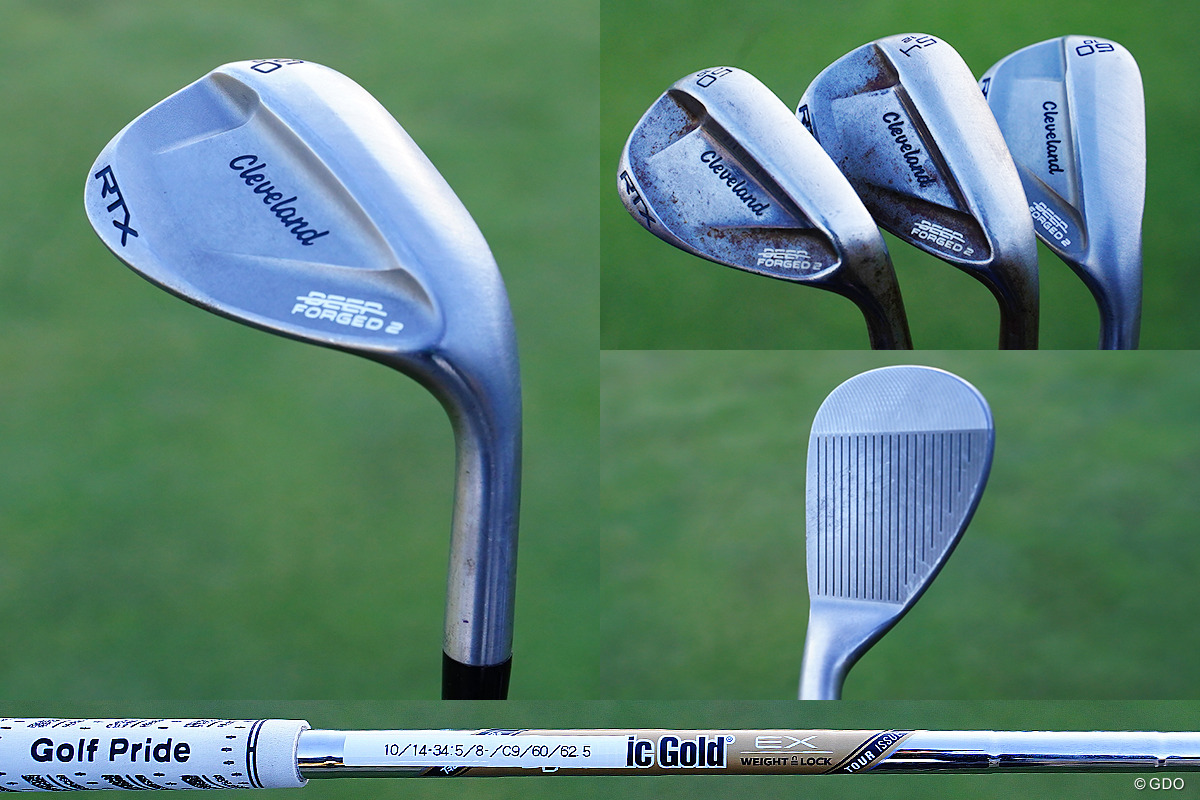 ウェッジは60度だけがシャフトが違う