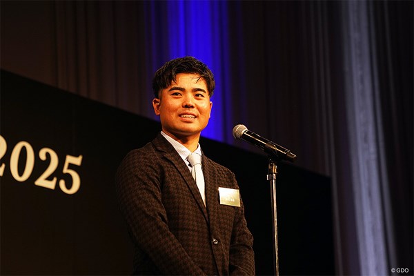 2025年 JGTO AWARDS 蝉川泰果 プロ転向後初のオフシーズンへ