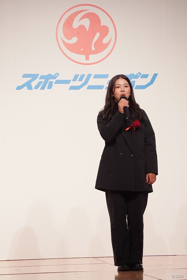 2025年 スポーツニッポンフォーラム 山下美夢有 今シーズンを終えて最初のイベント