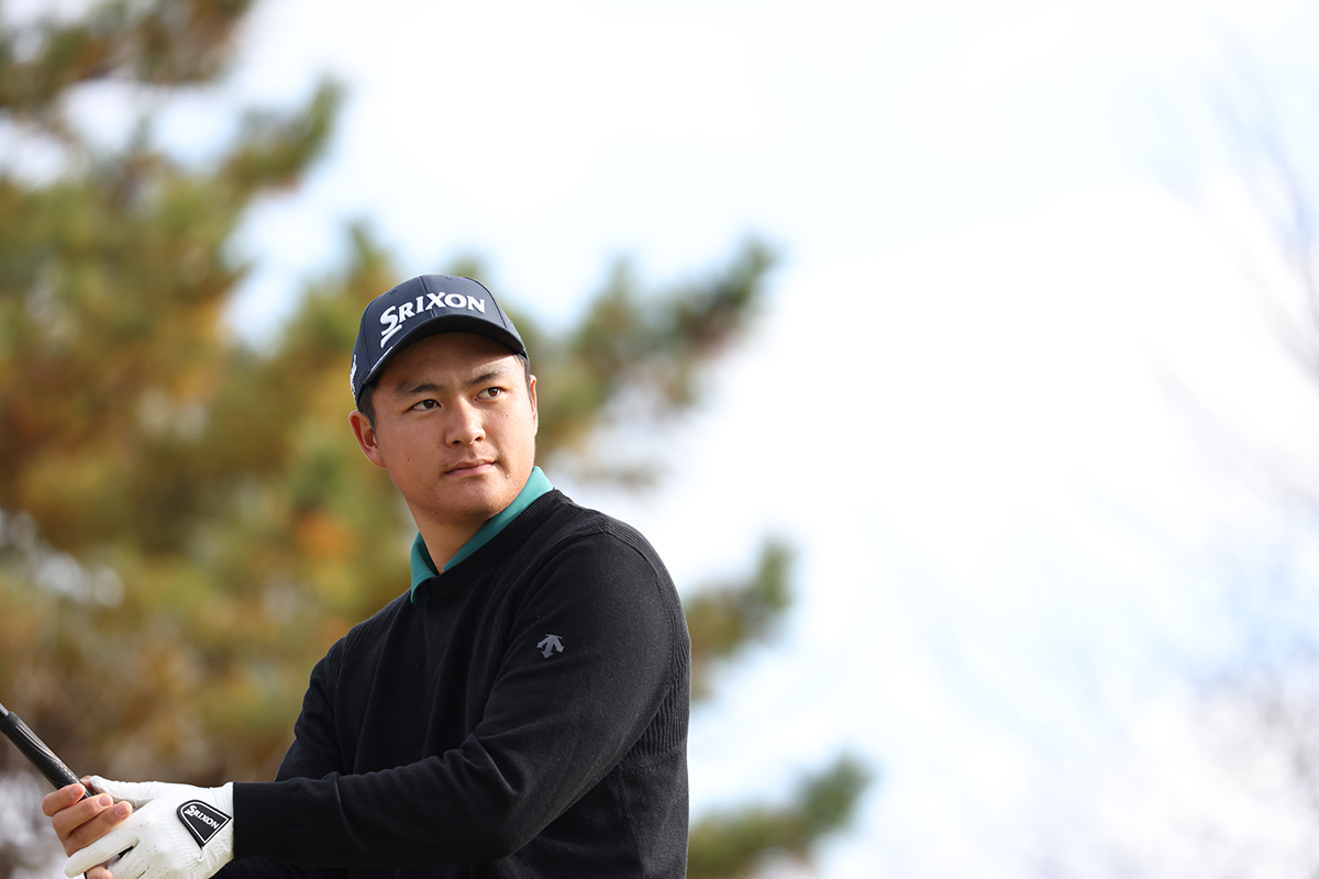 中野麟太朗は首位と4打差の15位で発進した（提供：JGTO）