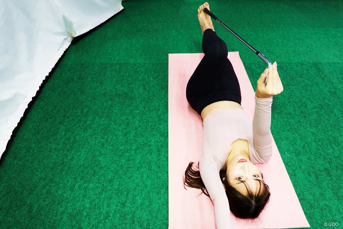 マジで全身プルプルっ！クラブ1本持って「体の軸」づくり／ゴルファーのための体幹トレーニングVol.3