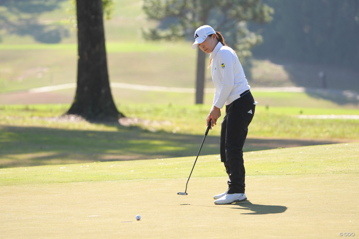 最終9番のバーディパットは悔しいショート