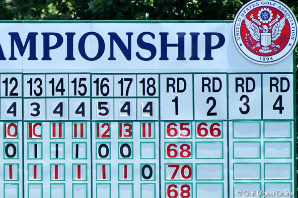 2011年 全米オープン 2日目 「-13」