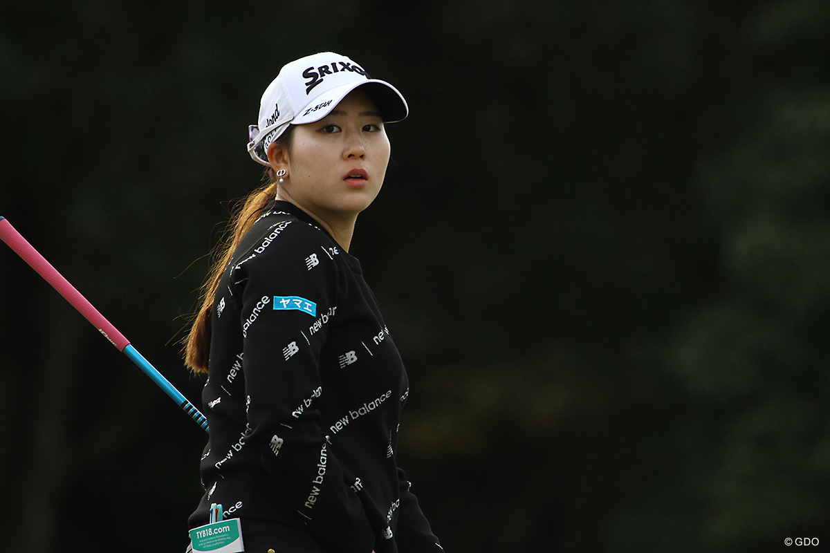 2日目のベストスコア「68」で2位に浮上した藤本愛菜