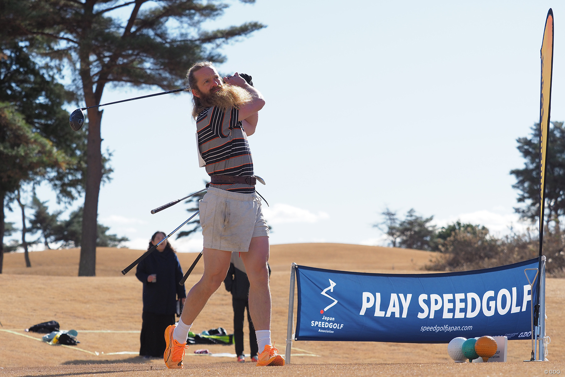 スピードゴルフジャパンオープンを制したロブ・ホーガン