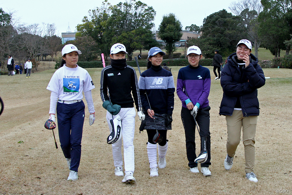 イベント後半にはラウンドレッスンを実施