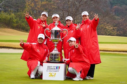 2025年 Hitachi 3Tours Championship 事前 菅楓華 荒木優奈 佐久間朱莉 神谷そら 河本結 高橋彩華