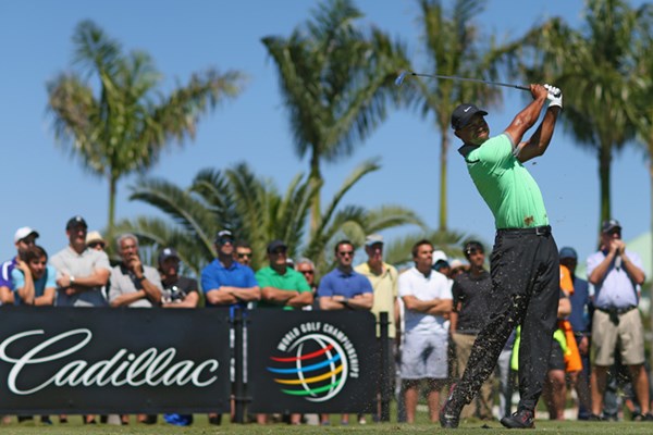 WGCキャデラック選手権で優勝経験のあるタイガー・ウッズ。写真は2014年大会（Mike Ehrmann /Getty Images）