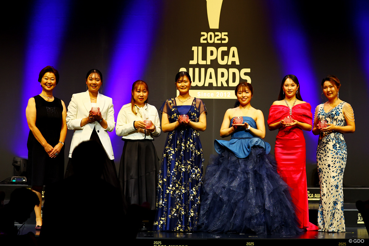 特別賞 2025年 JLPGAアワード 佐久間朱莉 神谷そら 河本結 菅楓華 高橋彩華 荒木優奈