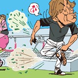 「いやいや、自分の家ちゃうから!」/マナー違反警察24時 容疑File.25 粉塵まき散らし