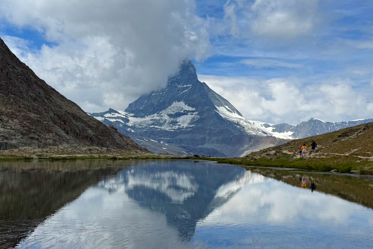 エビアン選手権の後にアルプス山脈へ（提供画像）