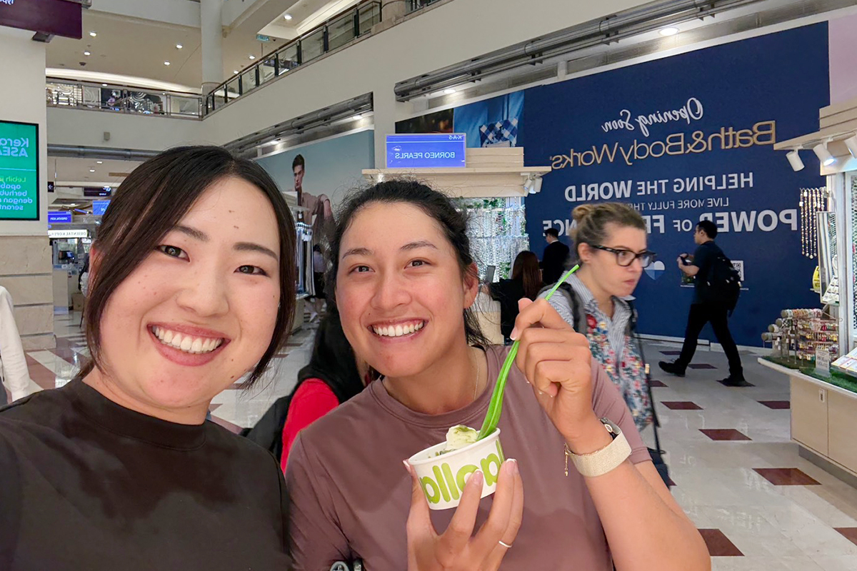 世界ランキング1位のティティクルとも食事に行きました（提供画像）