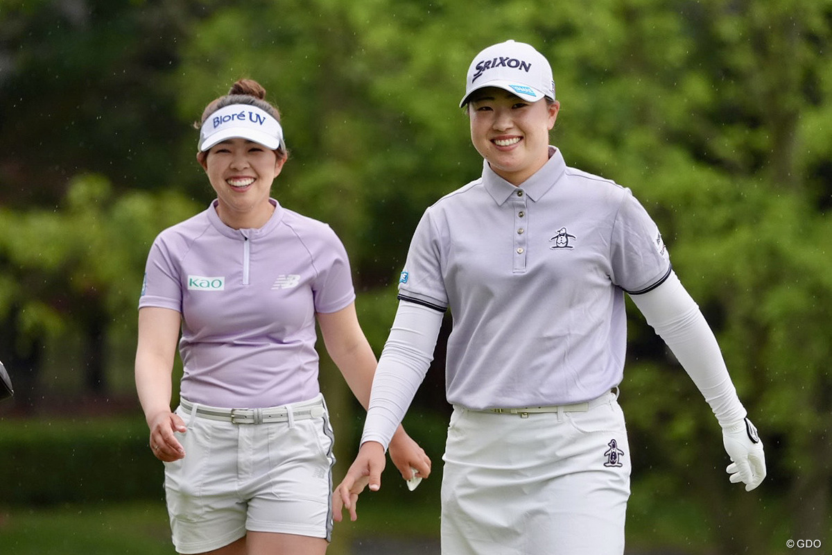 山下美夢有と一緒にダウ選手権でタッグ