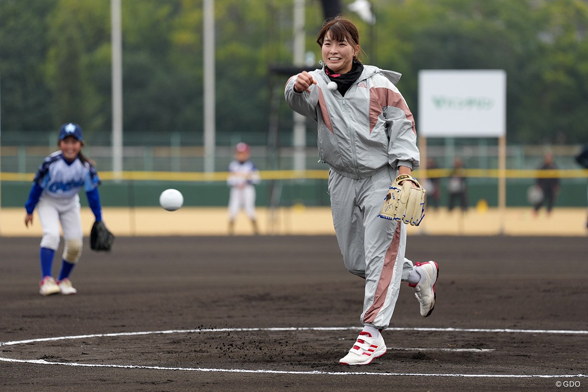 投手・渋野日向子がホームラン被弾 ソフトボール東京五輪金メダリストに打たれた～ 【LPGAツアー 米国女子】 ｜GDO ゴルフダイジェスト・オンライン