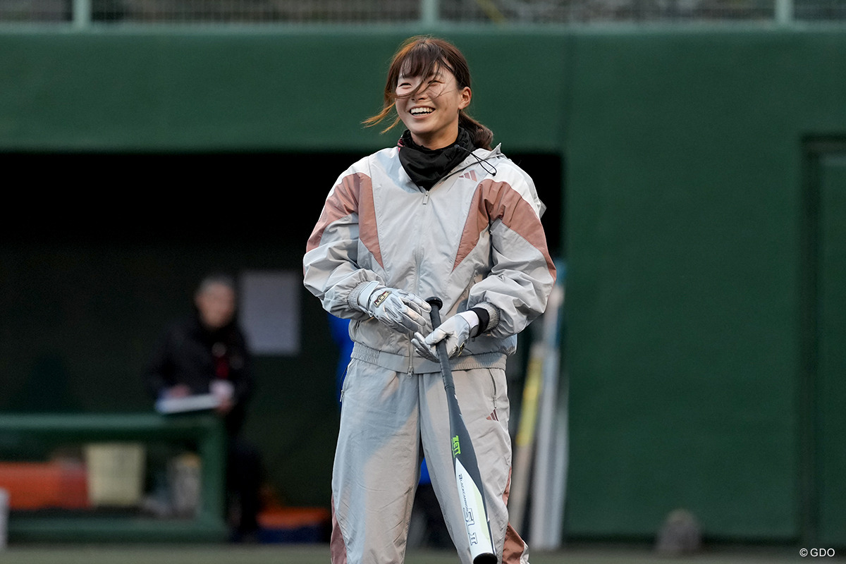 ホームラン競争は不完全燃焼だった… 2025年 渋野日向子 ソフトボール