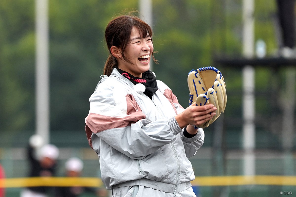 渋野 日向子 ソフト ボール
