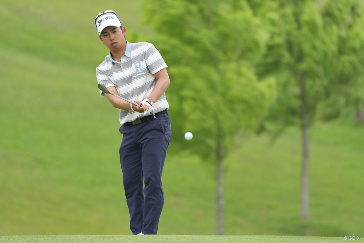 生源寺龍憲は藤本技工のウェッジを愛用（写真は2025年関西オープン）