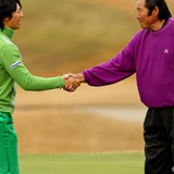 「いいぞ。もっと深く悩め」ピッチング練習、トップで『フェード、ドロー』…ジャンボ尾崎さんが石川遼に伝えたこと