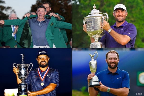2025年 海外男子メジャー優勝者 