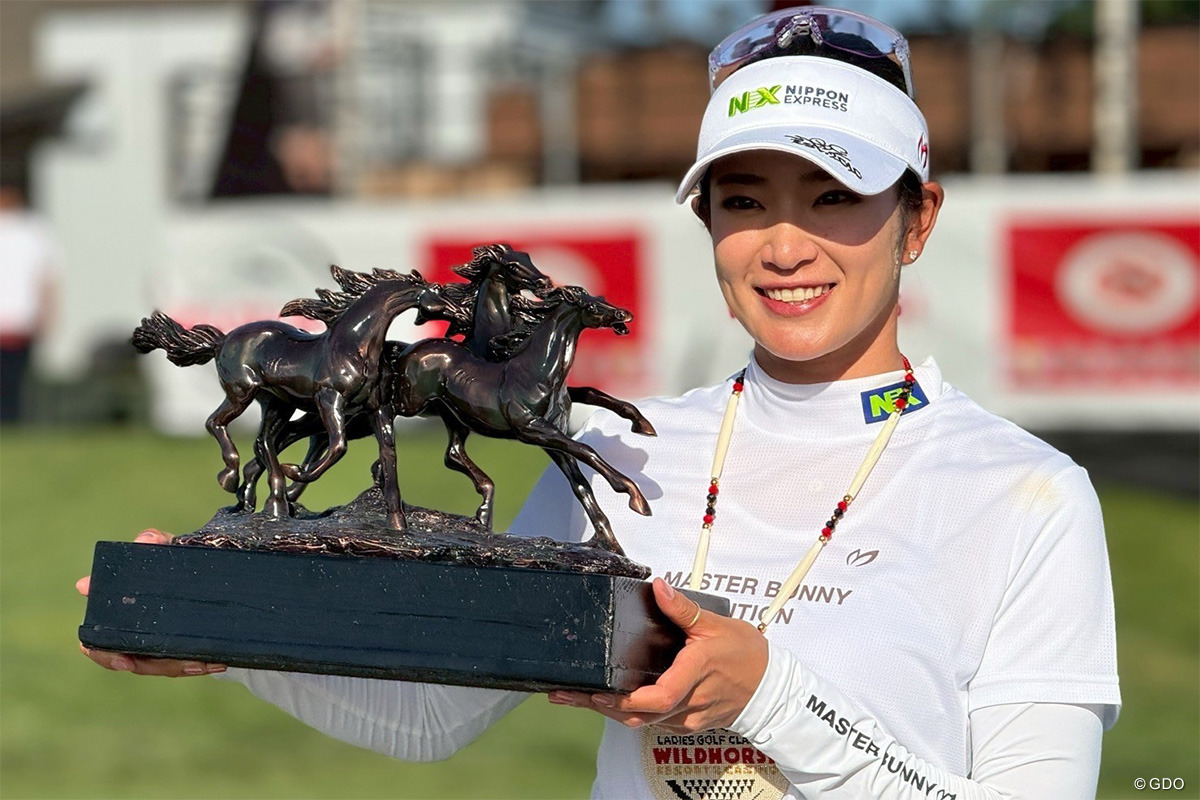 下部ツアー優勝も経験して昇格した原英莉花は108番目