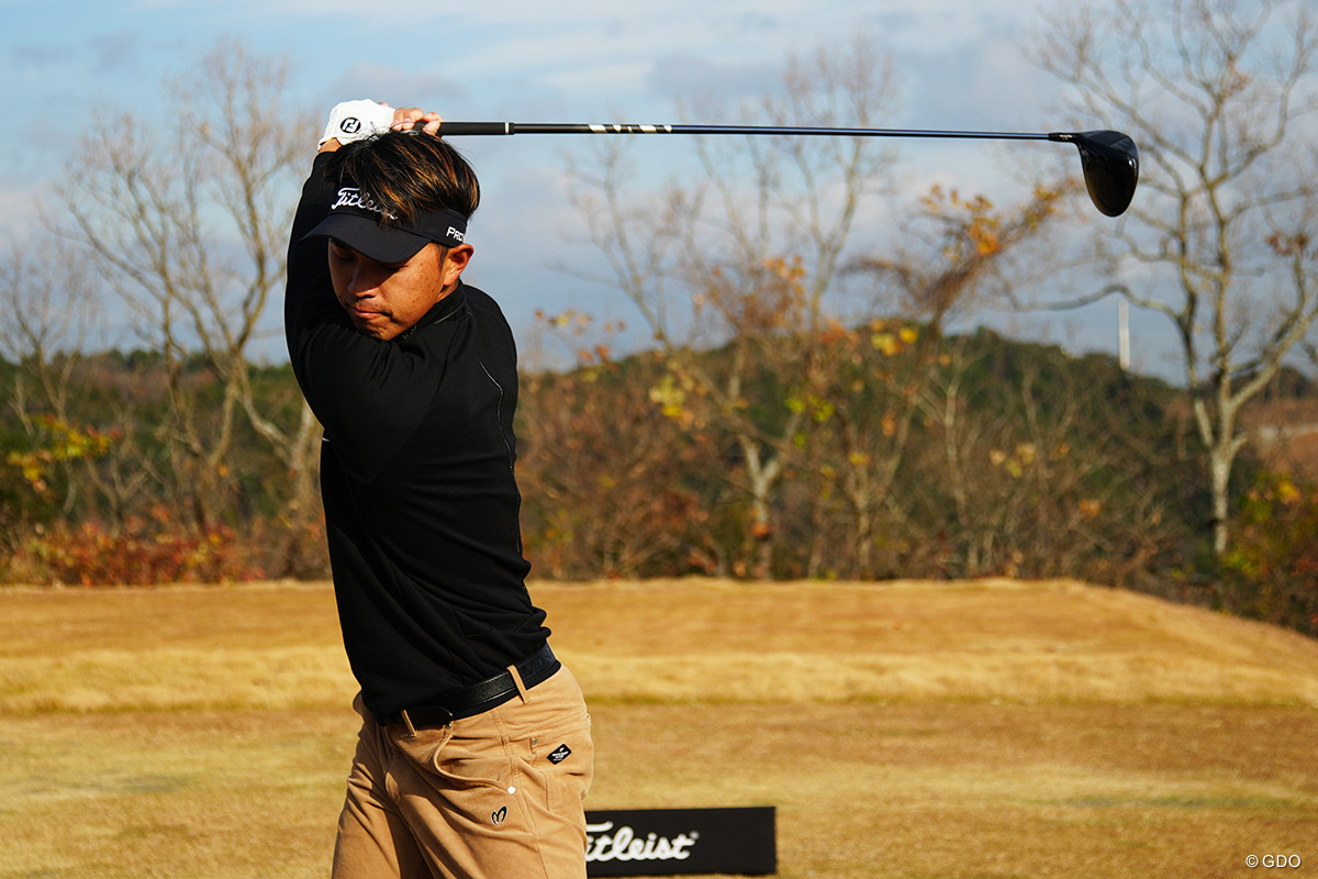 球がつかまってドローが打ちやすい