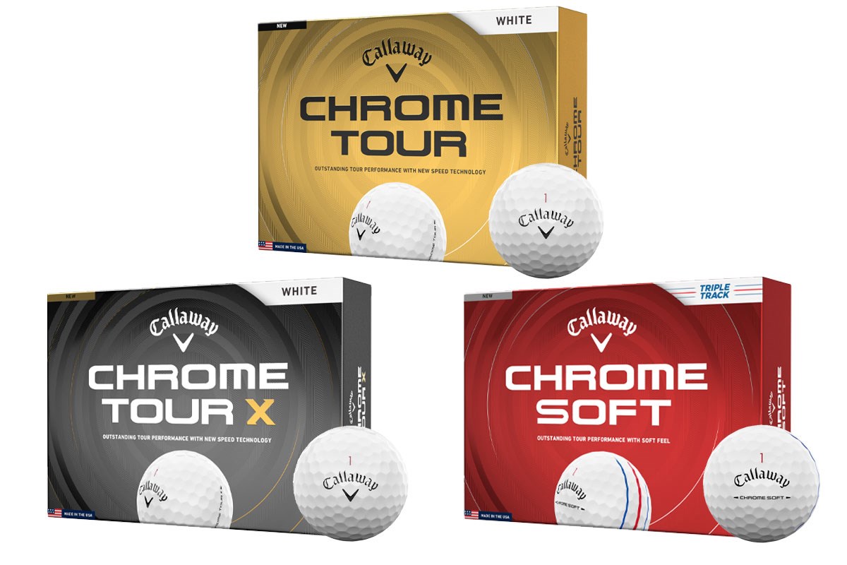 開発に4年の新素材でボールスピード向上 キャロウェイ「CHROME シリーズ」2月発売|GDO ゴルフダイジェスト・オンライン