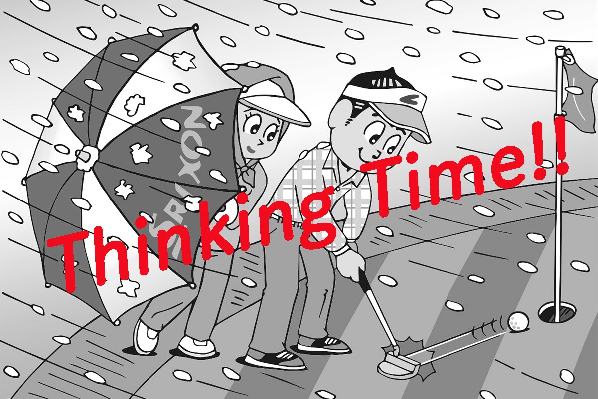 傘で雪を遮ってもらってストロークしたら…罰はつく？／ルールQ&A