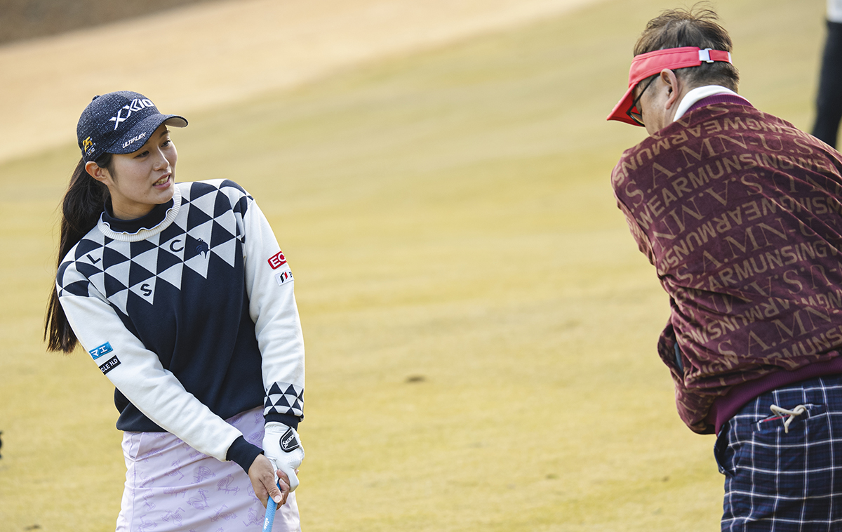 2026年 デサント特集 中村心のワンポイントレッスン（デサント提供）