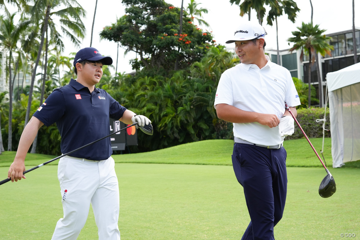 開幕3日前はプロアマ戦のアマチュア枠に入れてもらってコースチェック