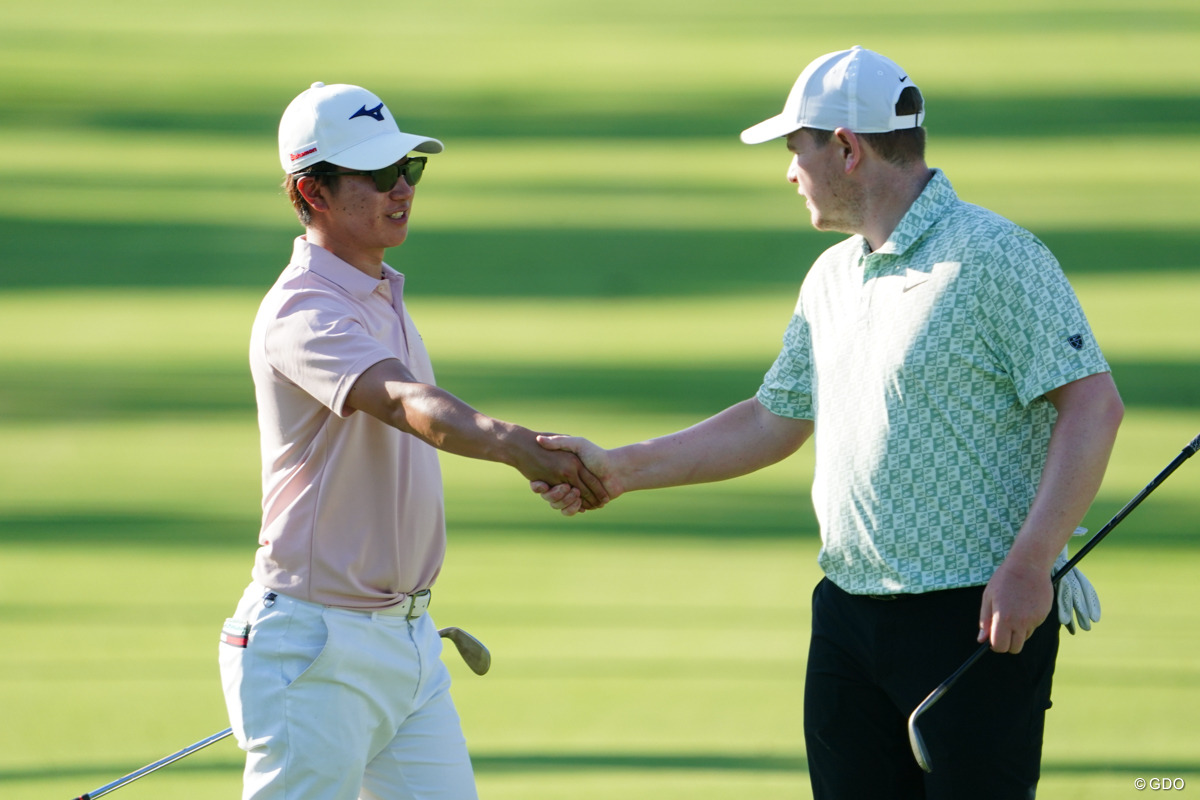 開幕2日前の練習ラウンドはロバート・マッキンタイアと同じ組に