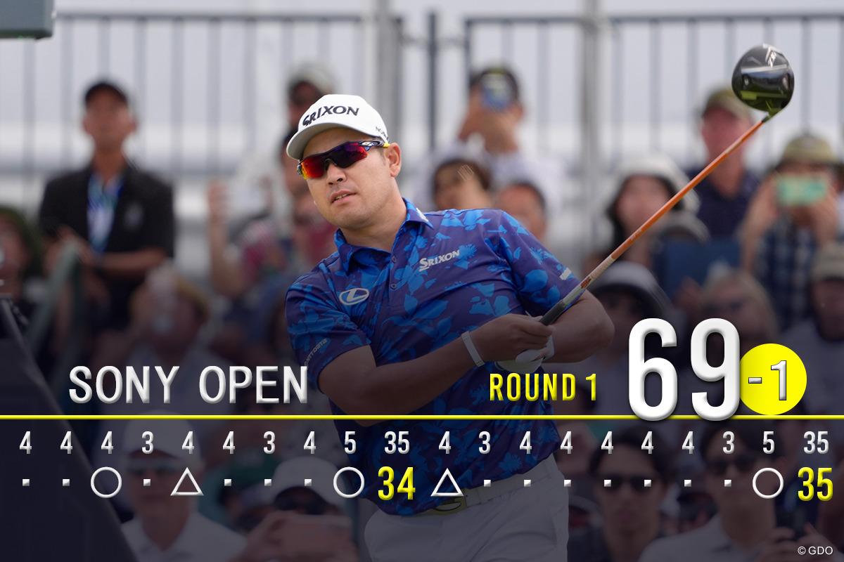 【速報】松山英樹は1アンダー「69」でホールアウト 暫定首位と7打差発進