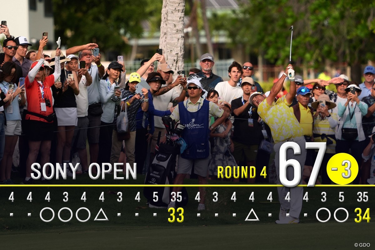 最終18番は2打目でイーグルチャンスを演出