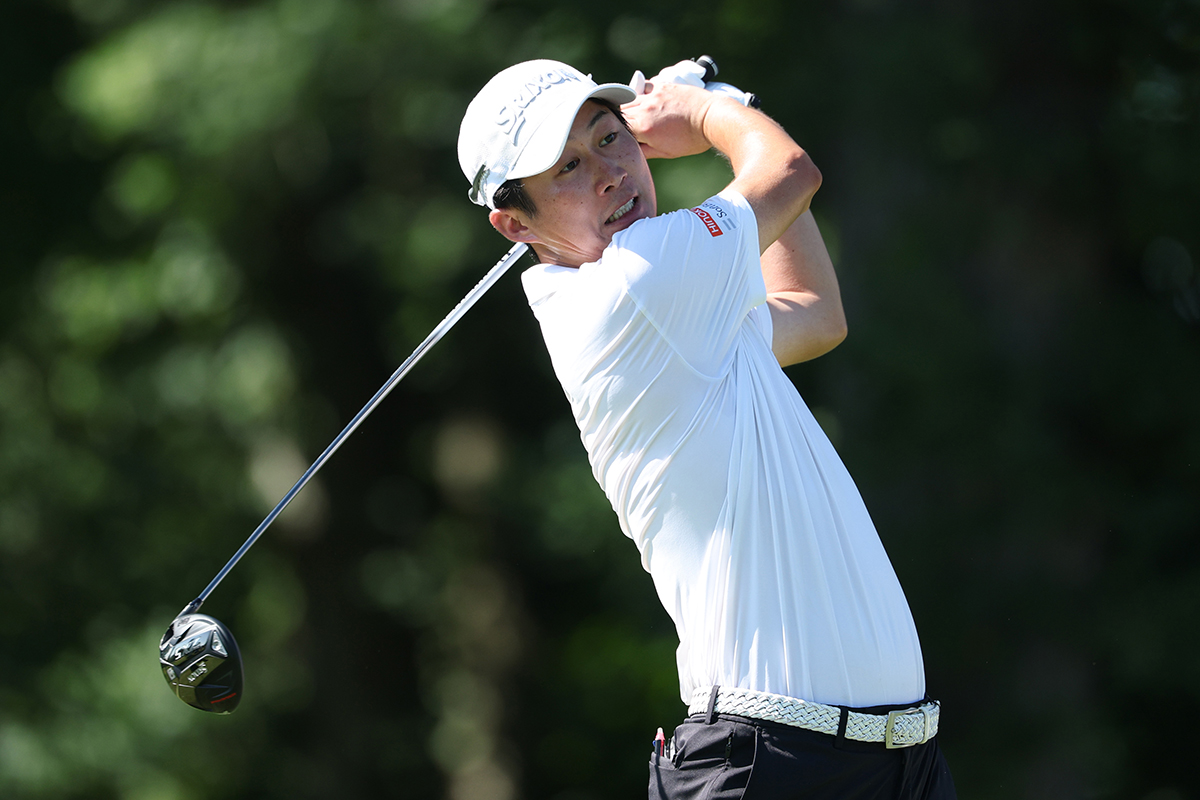 90位から予選通過を決めた星野陸也（David Berding/Getty Images） ※撮影は2025年「ジョンディアクラシック」