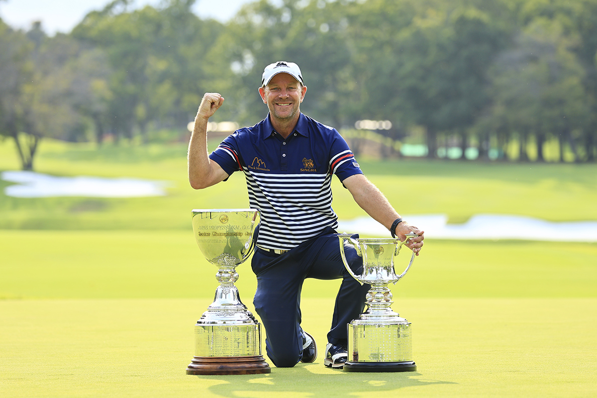 2025年大会を制したサイモン・イエーツ（提供：日本プロゴルフ協会）