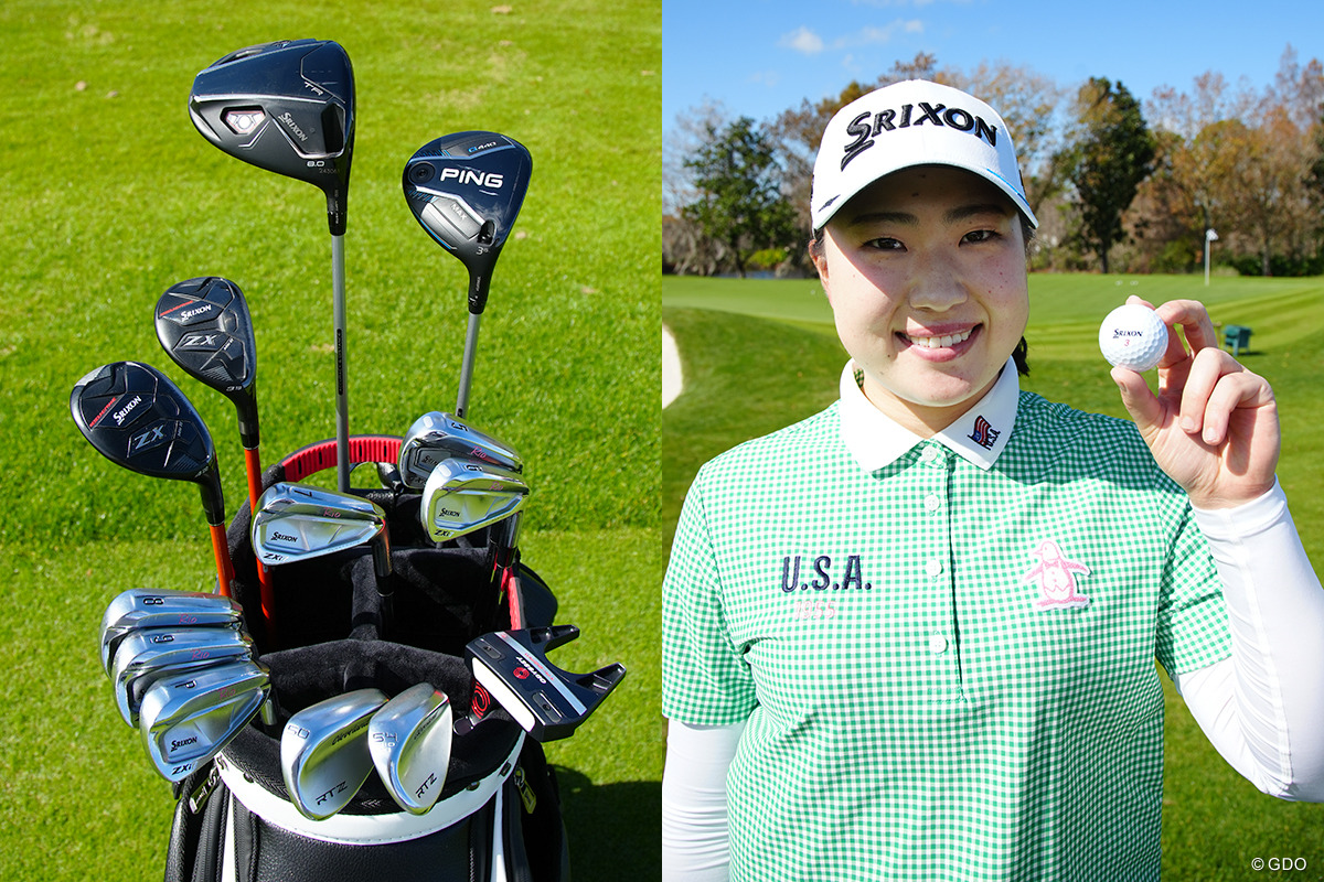 竹田麗央の最新14本 2026年はボールを黒から赤「Zスター XV」へ