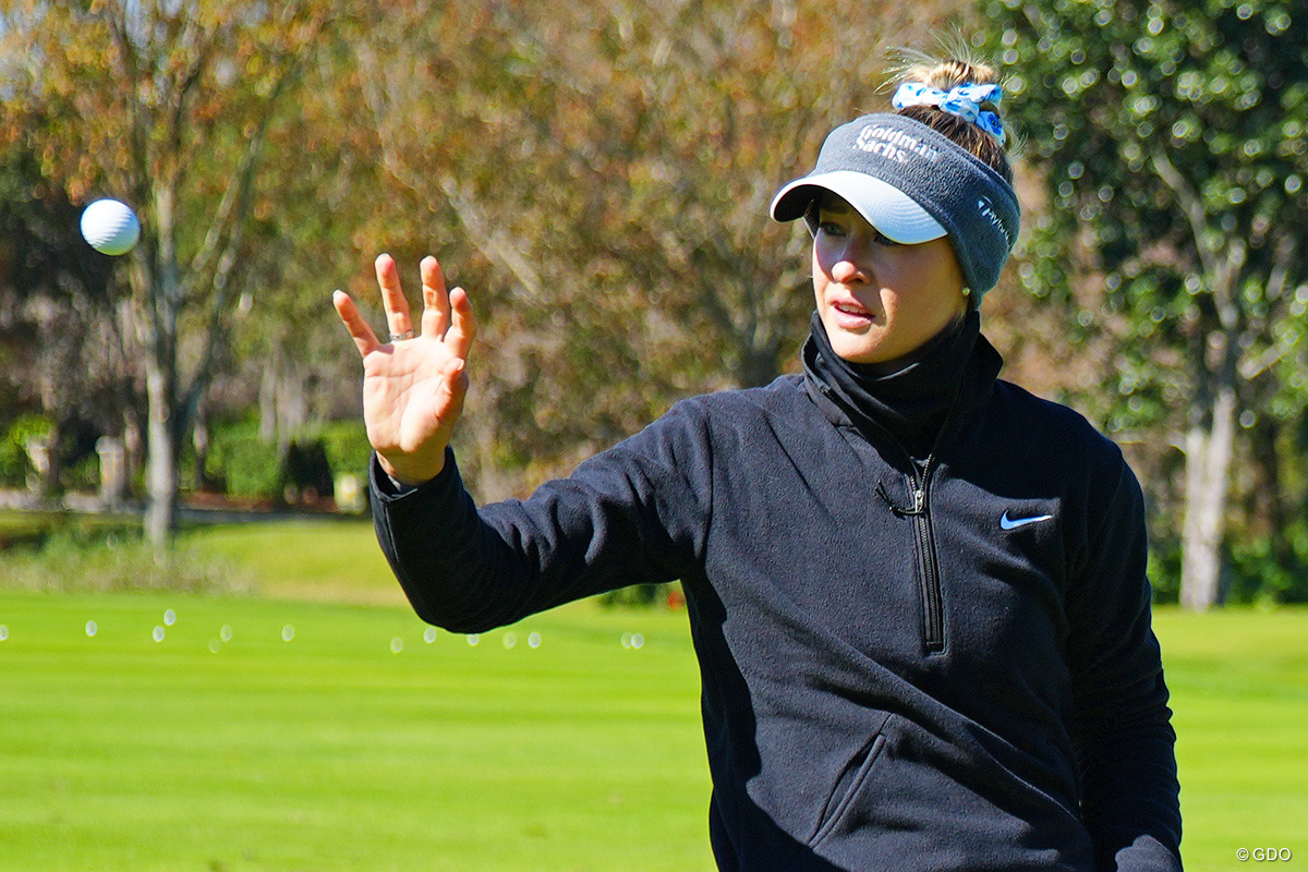 開幕戦に向けて調整するネリー・コルダ。インドアゴルフの新リーグ参加は「検討中」