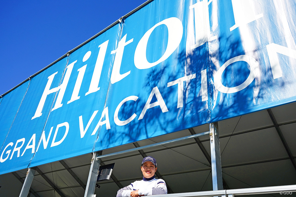 畑岡奈紗は強い思いで2年ぶりにヒルトン・グランドバケーションズの名前を冠した開幕戦へ臨む