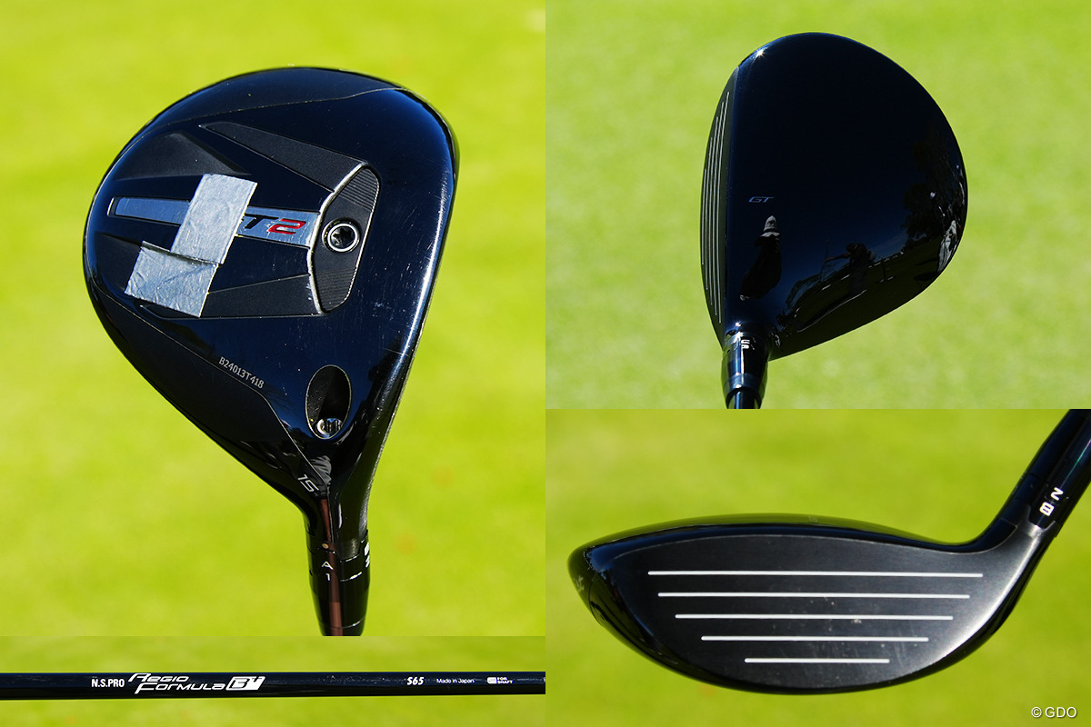 「GT2」フェアウェイウッドにはレジオのB+を挿す