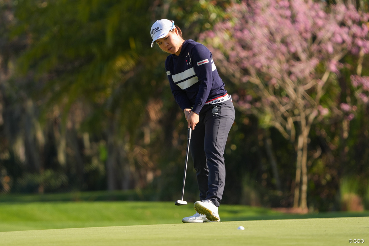 勝手知ったるホームコースで「ベストスコアかも」 畑岡奈紗が初の開幕戦首位スタート