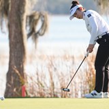 スプリットハンドで2年目開幕 山下美夢有はラウンド中にパッティングフォームを変更