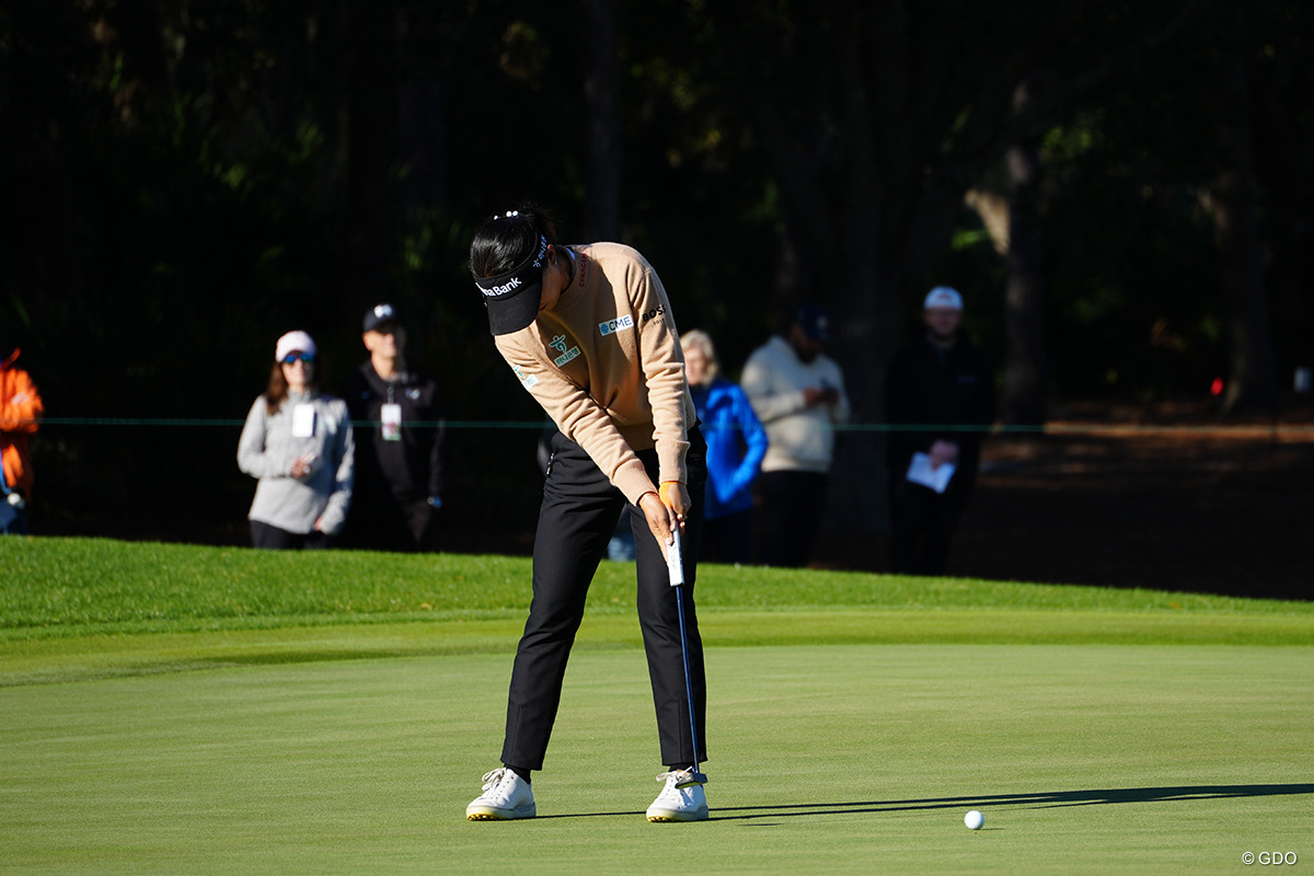 長いパットは右手が下に3 2026年 ヒルトン・グランドバケーションズ トーナメント・オブ・チャンピオンズ 初日 リディア・コー