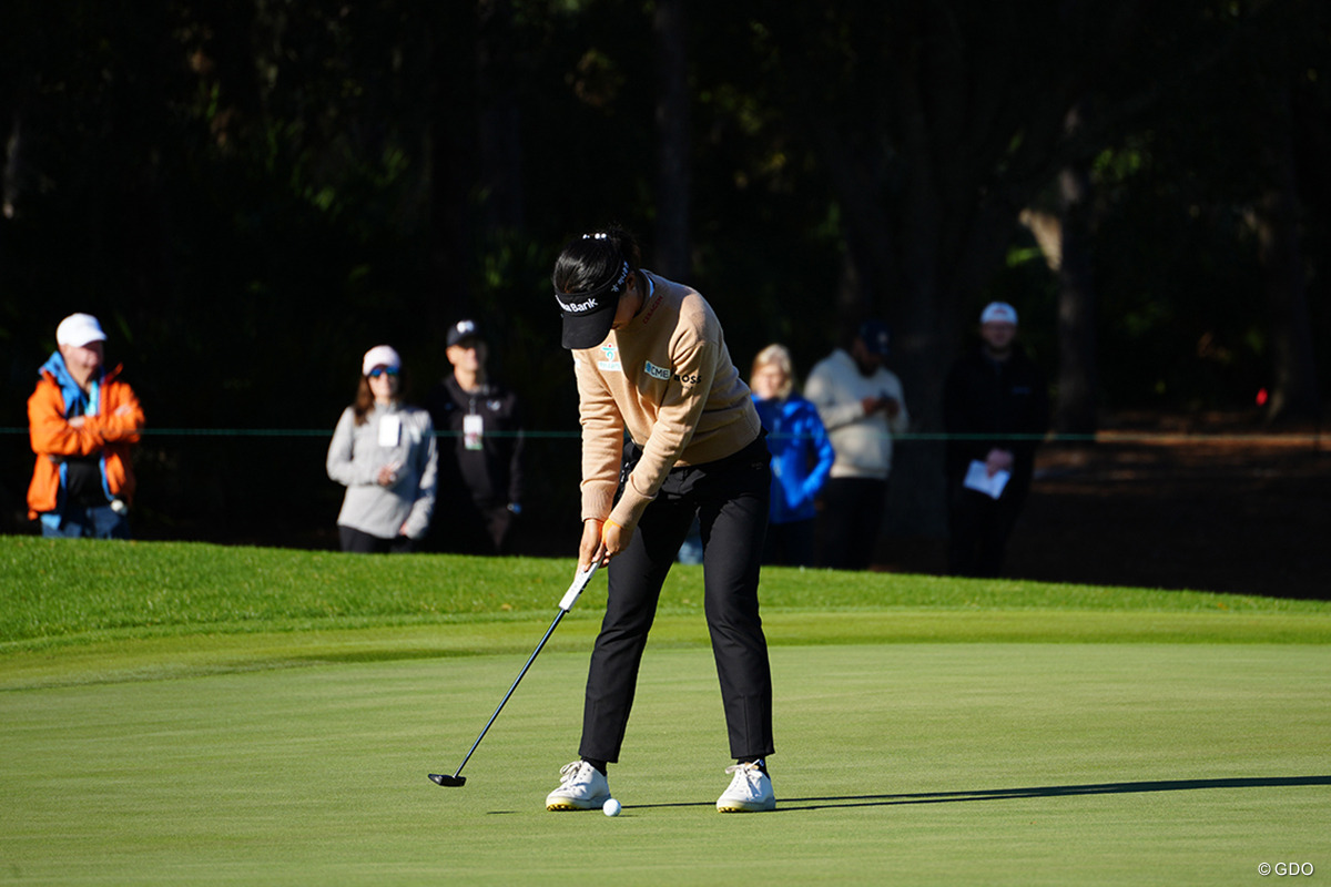 長いパットは右手が下に2 2026年 ヒルトン・グランドバケーションズ トーナメント・オブ・チャンピオンズ 初日 リディア・コー