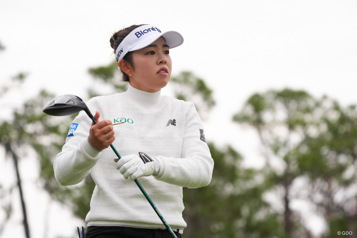 「ボールの“横回転”が少なくなった」山下美夢有が強風下で驚異的ノーボギー