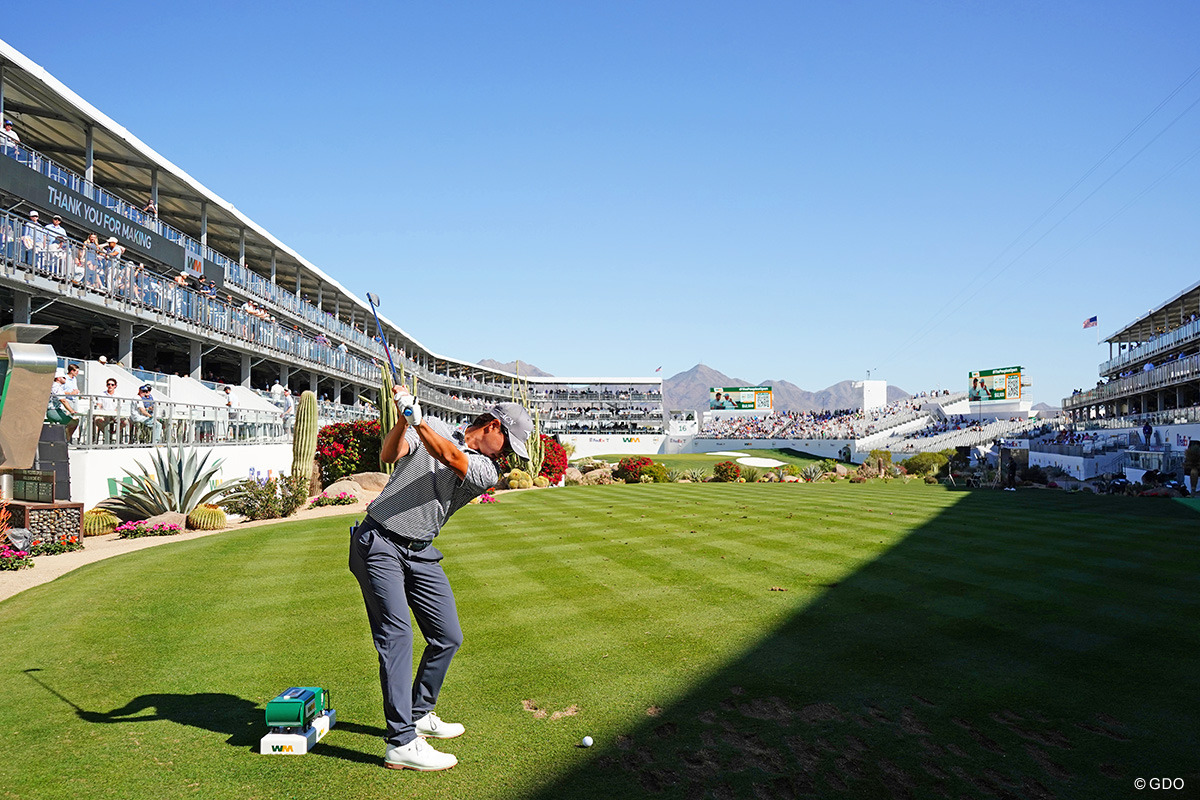 練習ラウンドでも「緊張しました」 平田憲聖が名物“スタジアム”16番でバーディ