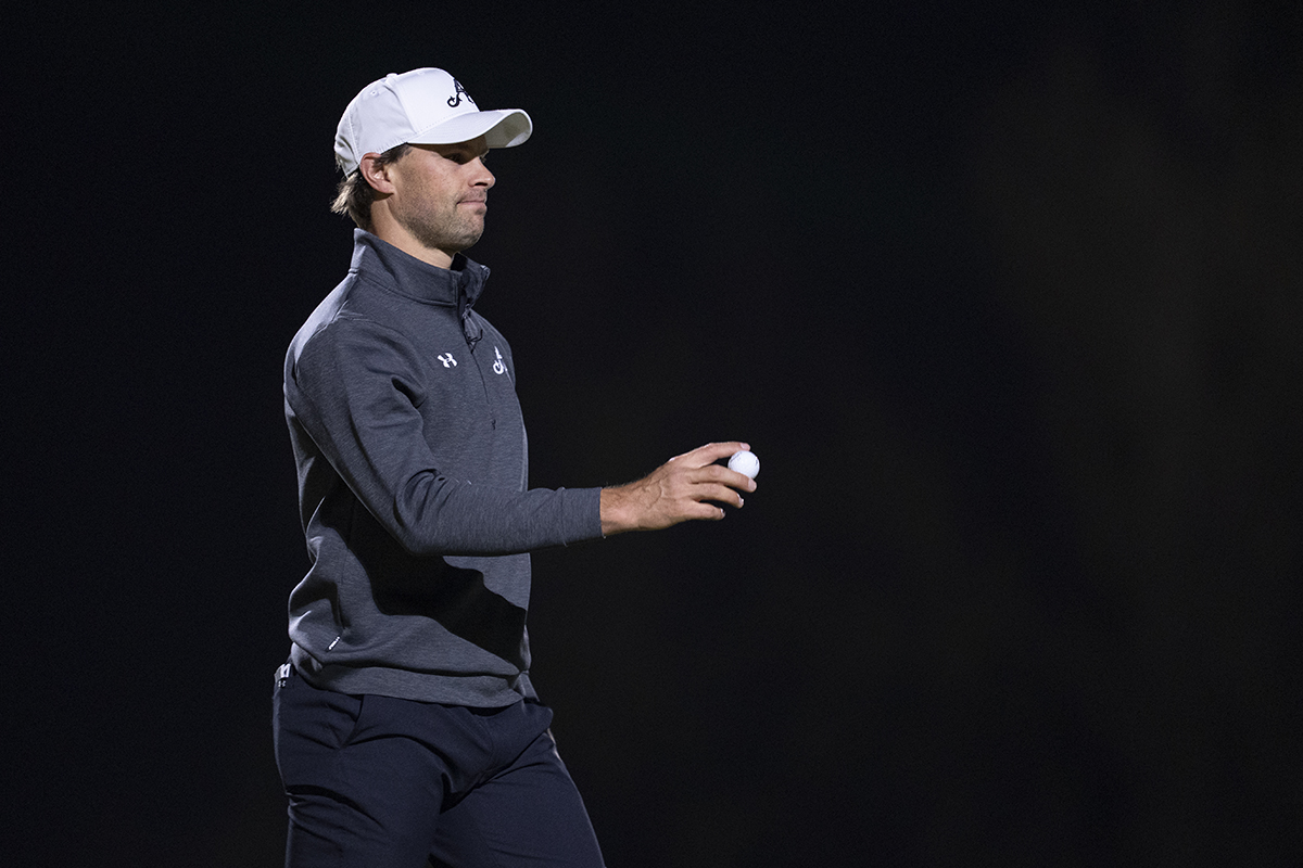 開幕戦で首位発進したトーマス・デトリー（提供LIVゴルフ）