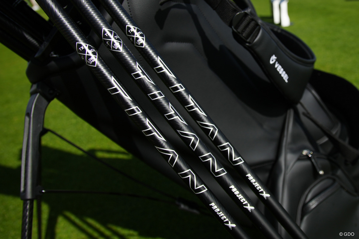 PGAツアーで見慣れない黒シャフトを発見 その名も「タイタン」ハザーダスの後継か