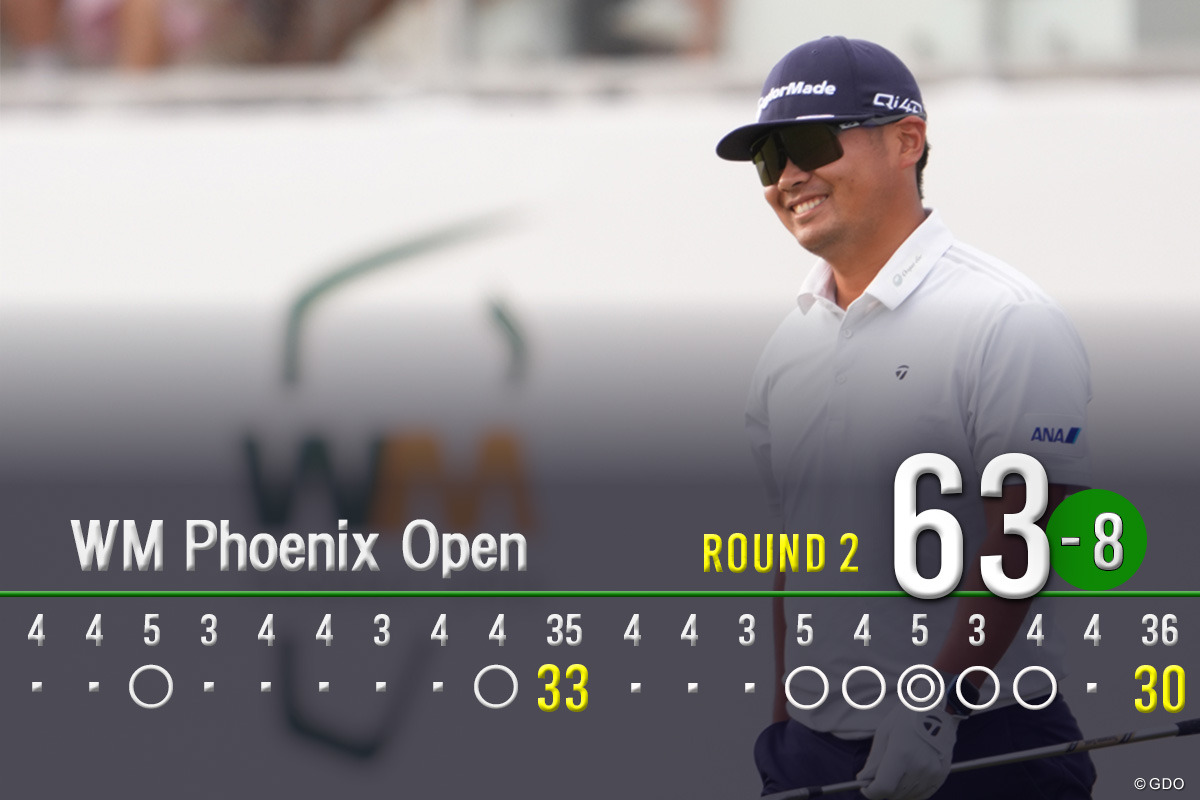 ツアー自己ベストスコアを更新した