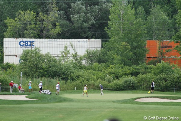 2011年 ウェグマンズLPGAチャンピオンシップ 初日 貨物列車