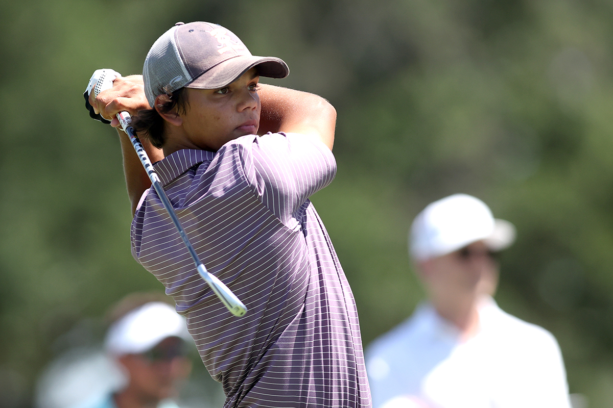 フロリダ州立大への進学を表明した17歳のチャーリー・ウッズ（Tim Heitman/Getty Images）